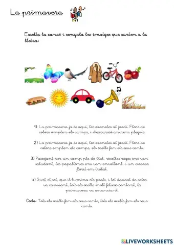 CANÇÓ- La primavera