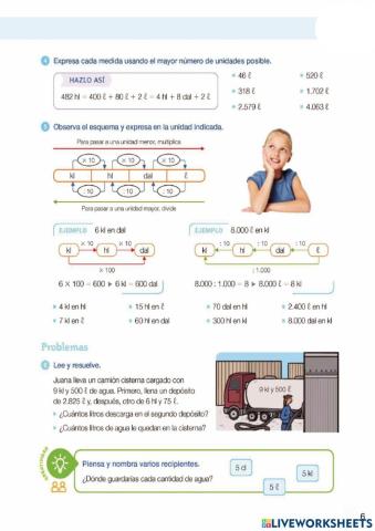 Unidades mayores litro (P7)