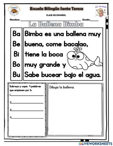 La ballena bimba
