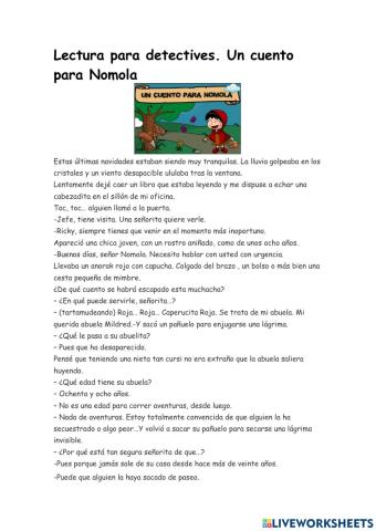 Misterio Red Riding Hood