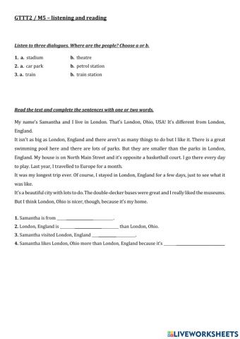 Gttt2-M5-listening and reading