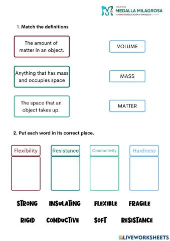 Mass and Volume