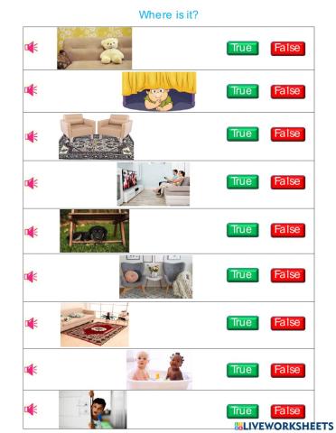 Prepositions and Furniture