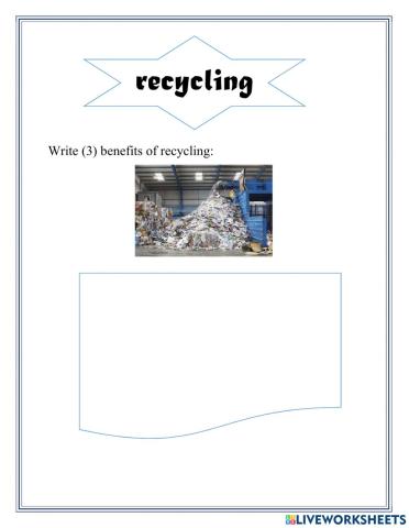 Recycling(writing)