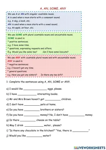 A, AN, SOME, ANY teacher Vivi