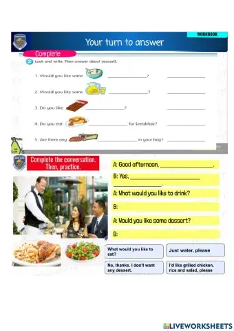 What would you like to eat?