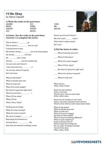 I'll Be Okay - Alexa Cappelli (Past Simple)