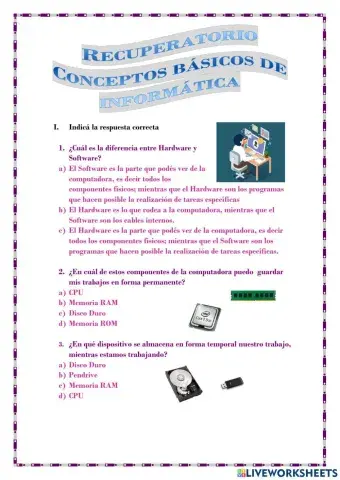 Conceptos básicos de Informática