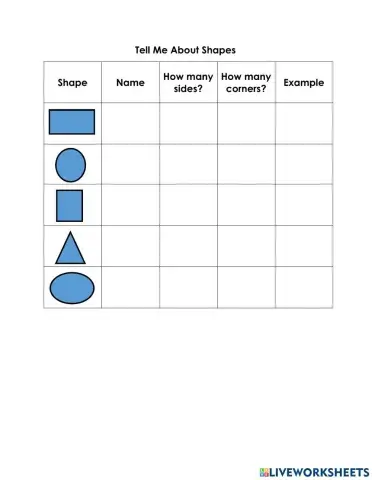 Tell Me About Shapes