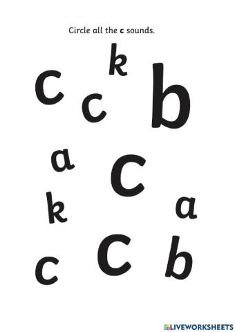 Quite letter c