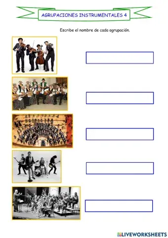 Agrupaciones instrumentales 4