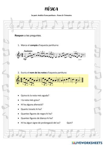 Anàlisi de partitura