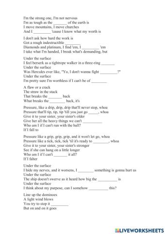 Pressure from Encanto