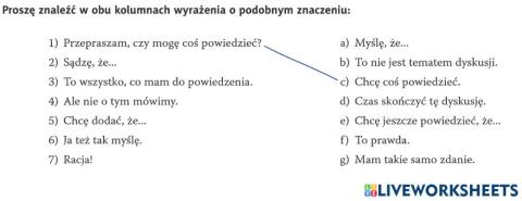 Wyrażenia o podobnym znaczeniu