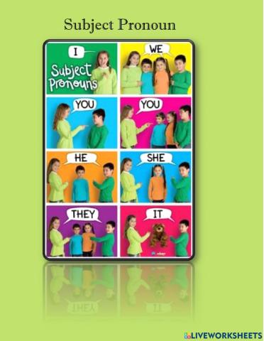 Subject Pronouns