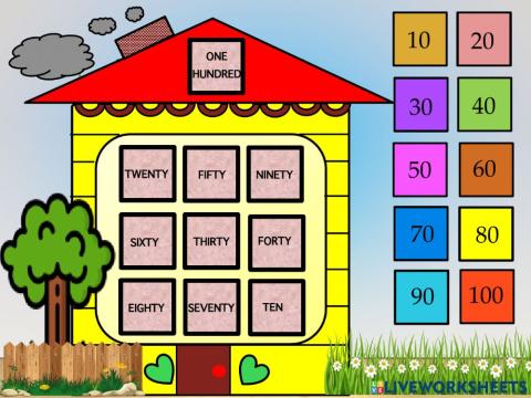 House numbers 10 by 10