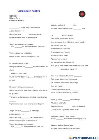 Comprensión auditiva