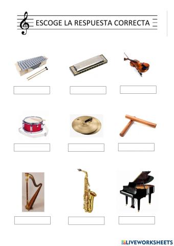 Instrumentos musicales