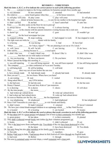 Theme Tense - revision 1