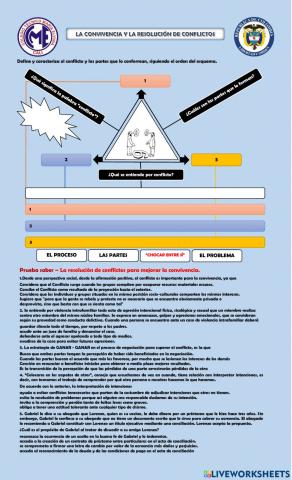 La convivencia y la resolución de conflictos.