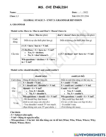 Viet-Teacher-L3-U3-GRAM-REVISION