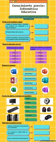 Conocimiento Previo: Informática Educativa