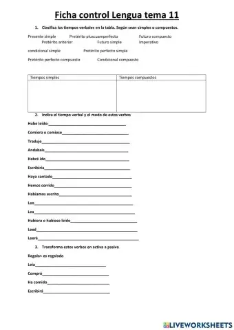 Control tema 11 Lengua