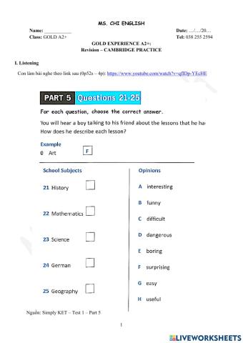 Foreign-Teacher-GOLDA2+-REVISION-VOCAB