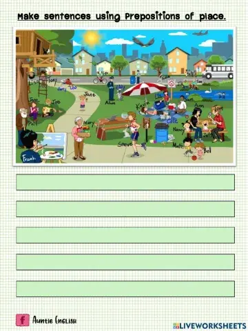 Preposition of place