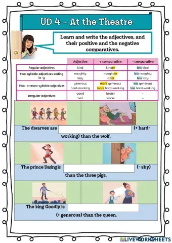 6º UD 4 At the Theatre Ficha 4