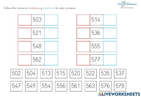 Anterior y posterior