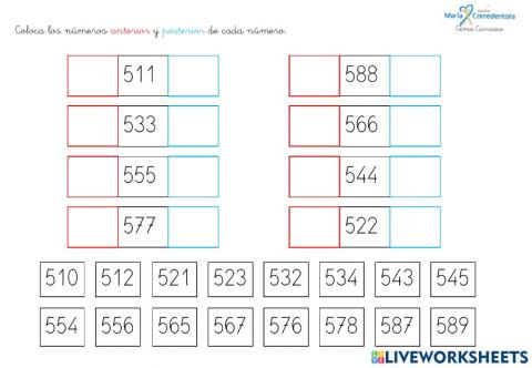 Anterior y posterior