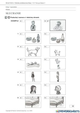 Diagnoza po klasie 3