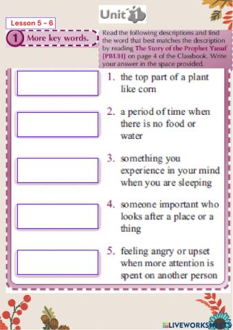 Grade 9 S 1 Unit 1 Lessons 5 -6 SB . Pages 5 -6