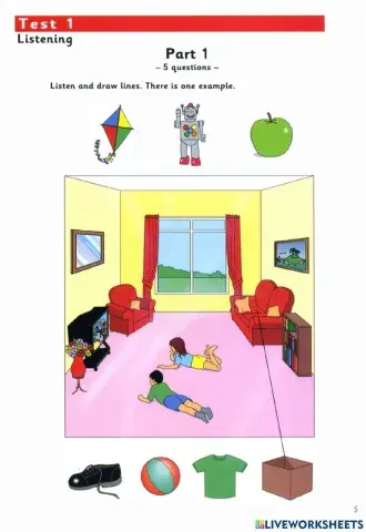 Starters - Test 1 - Book 8 - Listening