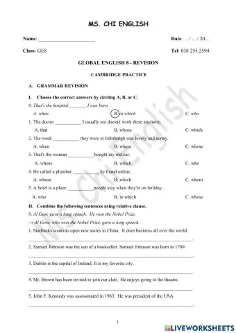 Viet Teacher-GE8-REVISION-GRAMMAR