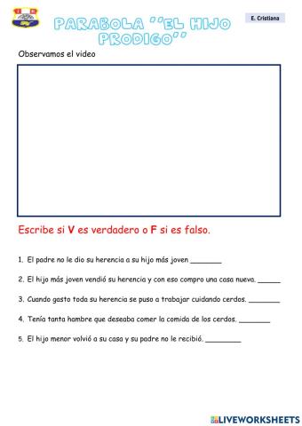 Parábola del hijo prodigo