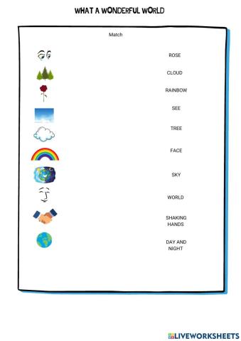 What a wonderful world