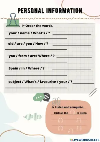 Personal Information