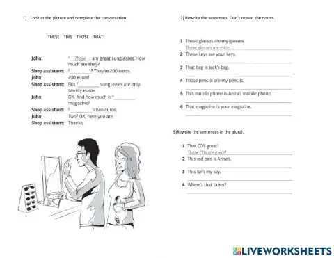 Demonstratives- Possessives