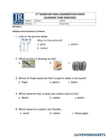 2nd Semester IPA lenggo