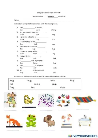 Phonics second grade