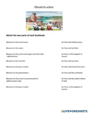 Beatitudes