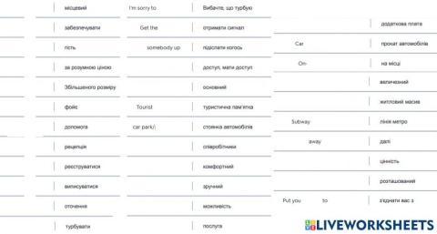 Hotel problems voc check