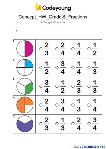 Concept-HW-A Recap to Fractions