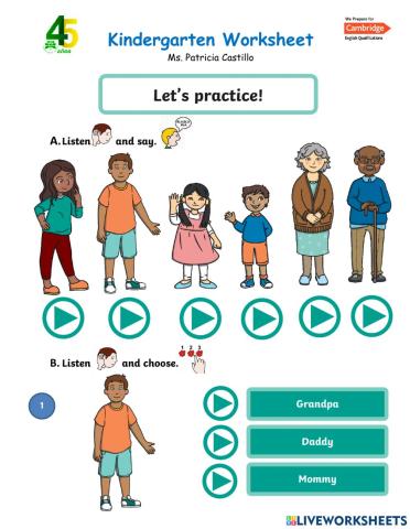 My Family Vocabulary