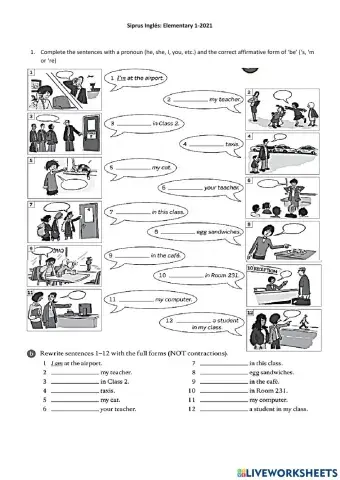 English File Elementary Unit 1