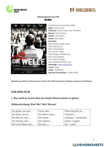 Die Welle Seite 1