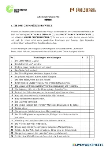 Die Welle Seite 7 -8