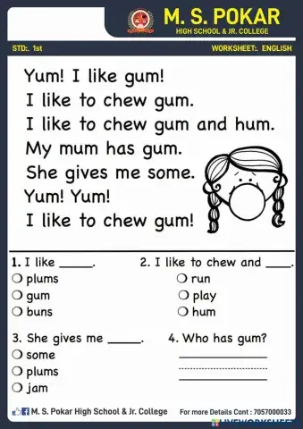 Reading comprehension